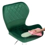 Барный стул Woodville Porch green / chrome